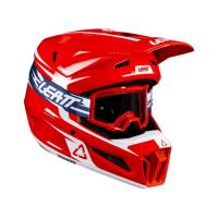 Leatt Шлем кроссовый 3.5 V26 Red + очки Vizion 3.5 в Рязани