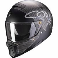 Scorpion Exo Мотошлем HX1 Taktic Матовый Черный/Серый/Белый в Рязани