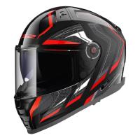 LS2 Мотошлем FF811 Vector II Alizer черно-красный в Рязани