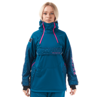Dragonfly Куртка-анорак сноубордическая DF Uktus Woman Dark Ocean - Pink в Рязани