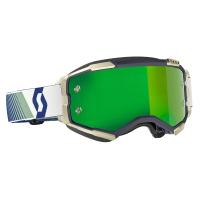 Scott Очки кроссовые Fury blue/green green chrome works в Рязани