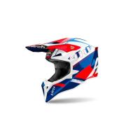 Airoh Мотошлем Wraaap Feel Blue/Red Glossy в Рязани