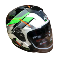 AiM Шлем JK526 Fluo-Green/White/Black в Рязани