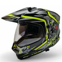 AIM Шлем кросс/эндуро JK802S Yellow/Grey/Black в Рязани
