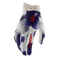 100% Мотоперчатки текстильные ITrack Blue/White 2026 в Рязани