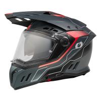 Oneal Шлем кроссовый со стеклом Sierra RS Echo красный/черный в Рязани