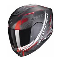 Scorpion Exo Мотошлем Exo-391 Haut Черный Матовый/Серебристый/Красный в Рязани