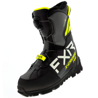 FXR Ботинки снегоходные X-Cross Pro BOA с утеплителем Black/Hi Vis в Рязани