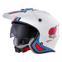 ONEAL Шлем открытый Volt MN1, глянец Белый/красный в Рязани