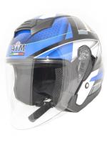 AiM Шлем открытый JK526 Blue/Grey/Black в Рязани