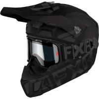 FXR Шлем Clutch Cold Stop QRS Electric 22 Black Ops в Рязани