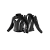 Shima Куртка Кожаная женская Miura 2.0 Black/White в Рязани