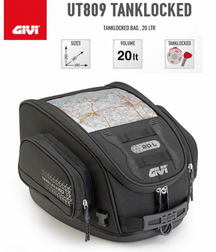 Givi Сумка на бак Tanklocked UT809 20л в Рязани