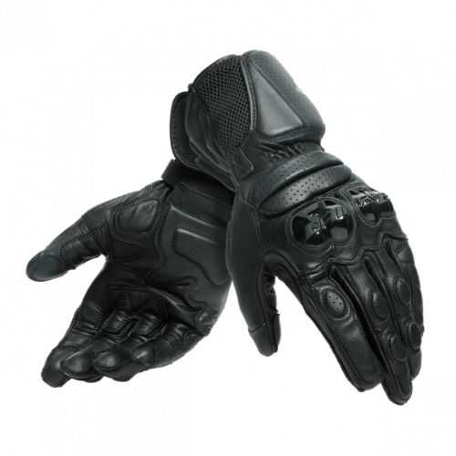 Dainese Перчатки кожаные Impeto Black в Рязани