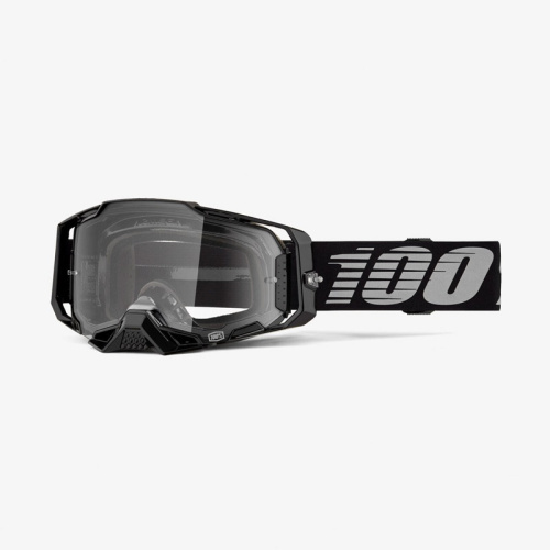 100% Очки Armega Goggle Black / Clear в Рязани