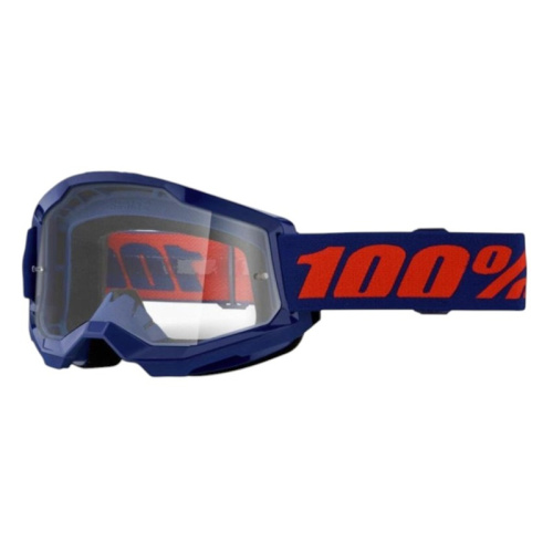 100% Очки Strata 2 Goggle Navy / Clear в Рязани