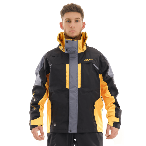 Dragonfly Куртка мембранная Quad Pro Black-yellow в Рязани