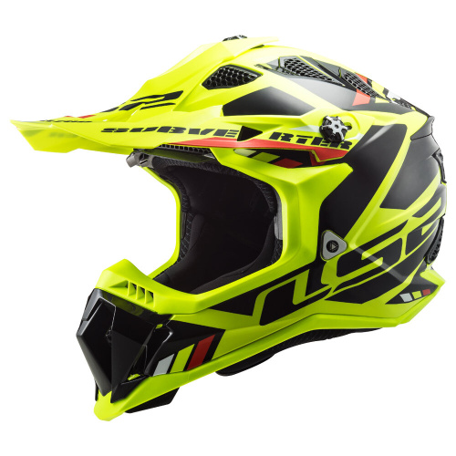 LS2 Мотошлем MX700 Subverter Evo Stomp Желто-черный в Рязани