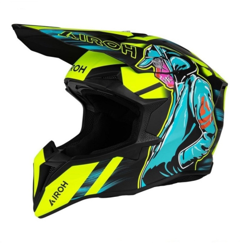 Airoh Шлем Wraaap Cyber Yellow Matt в Рязани