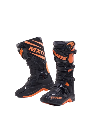 Starezzi Мотоботы Milano Black/Orange в Рязани