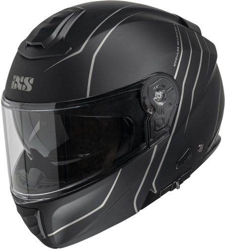 IXS Шлем модуляр iXS460 черный серый матовый в Рязани