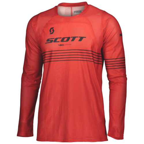 Scott Джерси 450 Angled Light red/black в Рязани