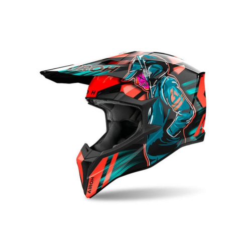 Airoh Шлем Wraaap Cyber Orange Glossy в Рязани