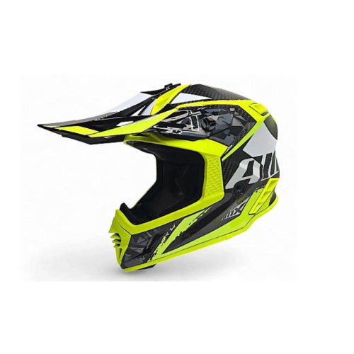 AiM Шлем RH855 Carbon Terrain Black/Yellow в Рязани