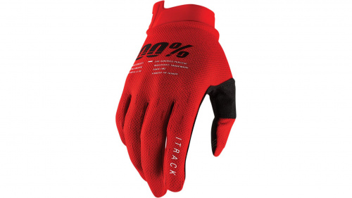 100% Мотоперчатки текстильные ITrack Red в Рязани