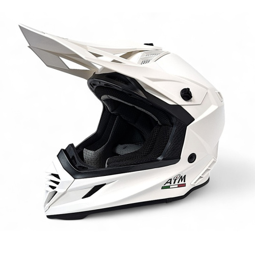AiM Шлем RH855 White Glossy в Рязани