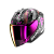 Shark Шлем Skwal I3 Jet Hellcat Mat Black/Chrome/Violet в Рязани