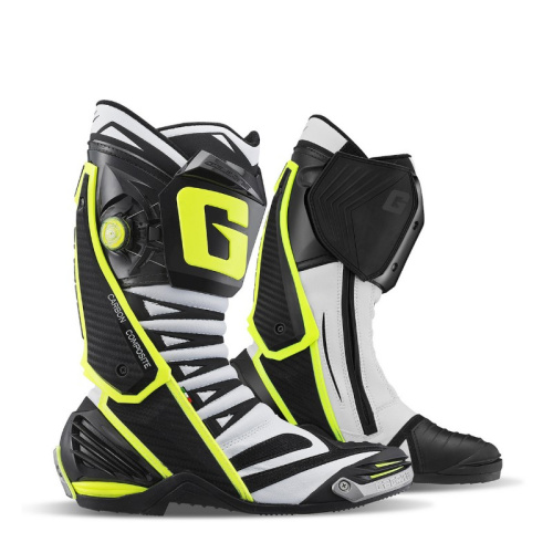 Gaerne Мотоботы GP1 Evo White/Black/Yellow в Рязани