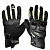 Sweep Перчатки кожаные+текстиль Hammer Black/Yellow в Рязани