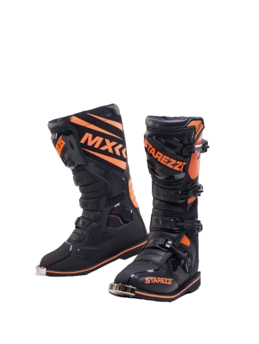 Starezzi Мотоботы Roma Black/Orange в Рязани