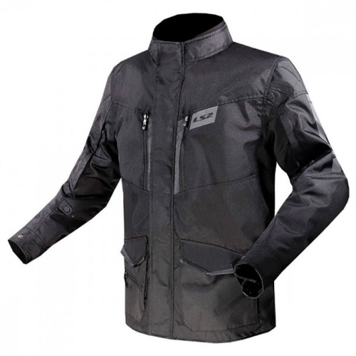LS2 Мотокуртка Metropolis Evo Man черный в Рязани