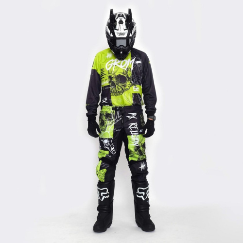 Grom Джерси MX Religion lime в Рязани