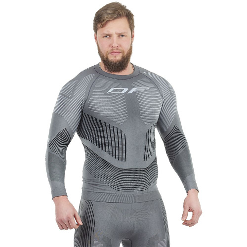 Dragonfly Термофутболка 3DThermo Grey с длинным рукавом в Рязани