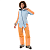 Dragonfly Комбинезон Gravity 2.0 Woman Light Blue - Mock Orange 2025 в Рязани