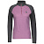 Scott Термокофта женская  Zip Defined Merino dark grey melange/cassis pink в Рязани
