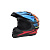 Desment Шлем кроссовый Raptor Black-Blue-Orange graphic в Рязани