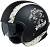 IXS Шлем Jet Helmet iXS 880 2.0 Черно-белый матовый в Рязани