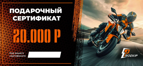 Подарочный сертификат Pro-Ekip.ru на 20.000р в Рязани