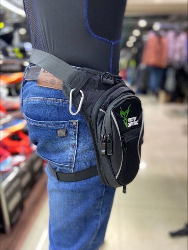 Motolike сумка на пояс зеленая в Рязани