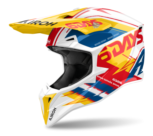 Airoh Мотошлем Wraaap Sixdays Spain 2024 Glossy в Рязани