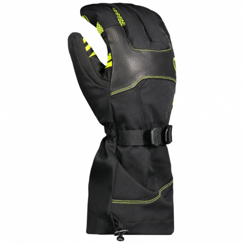 Scott Перчатки Cubrick Black/Lime-green в Рязани