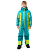 Dragonfly Зимний утепленный комбинезон Gravity Teenager Dark Green - Lime 2025 в Рязани