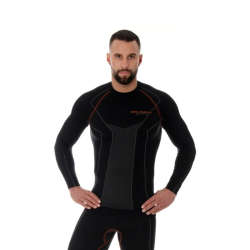 Brubeck Футболка мужская Thermo Protect черный в Рязани