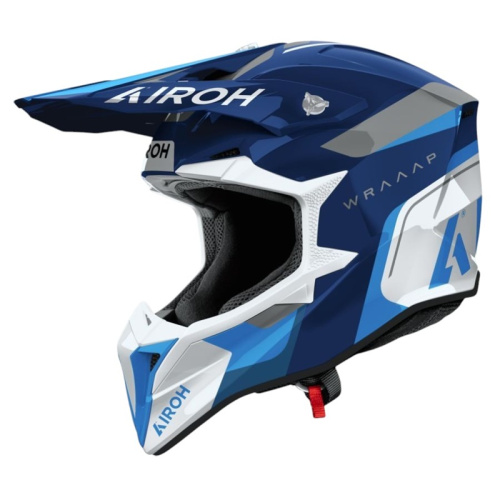 Airoh Шлем Wraaap Conquer Blue Gloss в Рязани