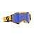 Scott Очки кроссовые Fury dark yellow/dark blue/blue chrome works в Рязани