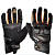 Sweep Перчатки кожаные+текстиль Hammer Black/Orange в Рязани